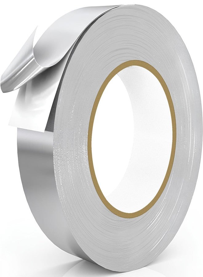 TRUEBOND Pack of 1 Aluminium Foil Tape Silver Tape 20Meters in Length 24mm /1" Width Foil Tape for Air Duct Joining, Used for AC Ducting, Pipe Work, High Temprature Ducting Tape - Image 1